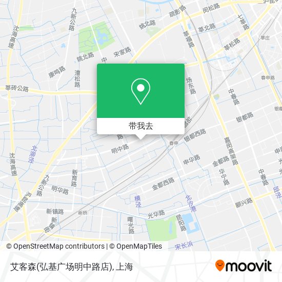 艾客森(弘基广场明中路店)地图