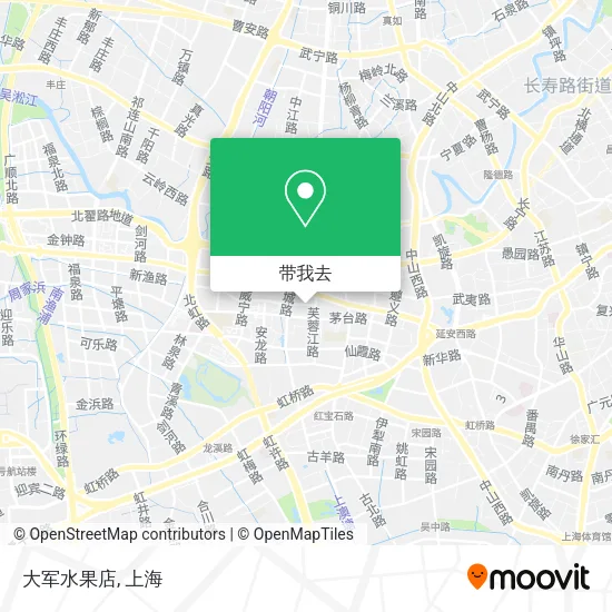 大军水果店地图