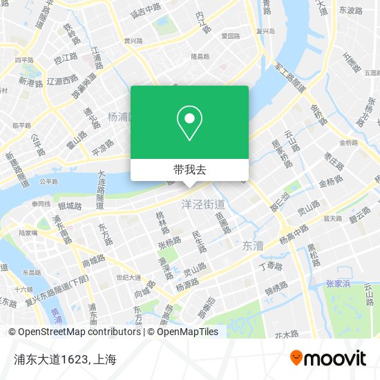 浦东大道1623地图