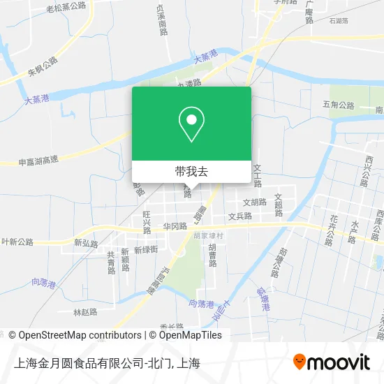 上海金月圆食品有限公司-北门地图