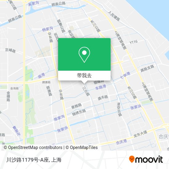 川沙路1179号-A座地图