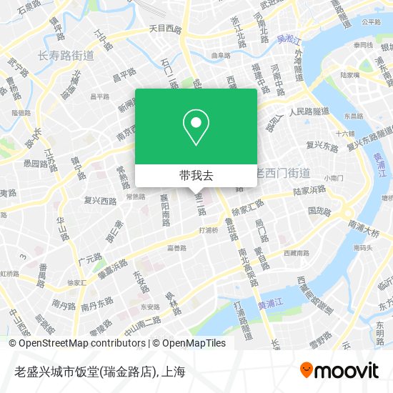老盛兴城市饭堂(瑞金路店)地图