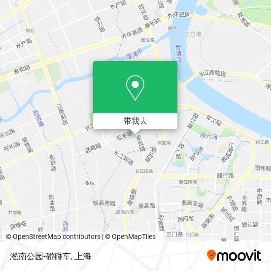淞南公园-碰碰车地图