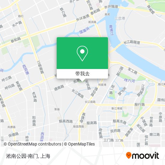 淞南公园-南门地图