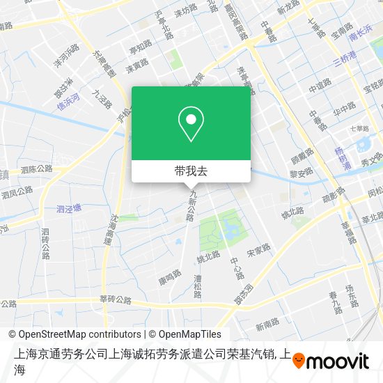 上海京通劳务公司上海诚拓劳务派遣公司荣基汽销地图