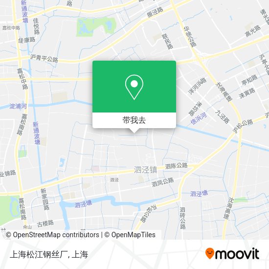 上海松江钢丝厂地图