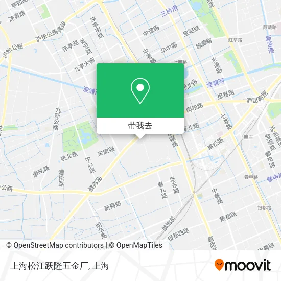 上海松江跃隆五金厂地图