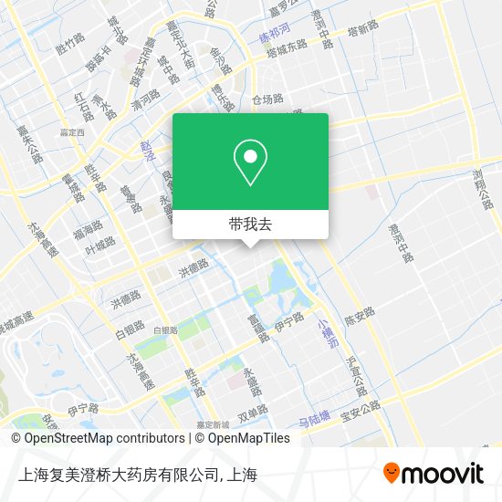 上海复美澄桥大药房有限公司地图