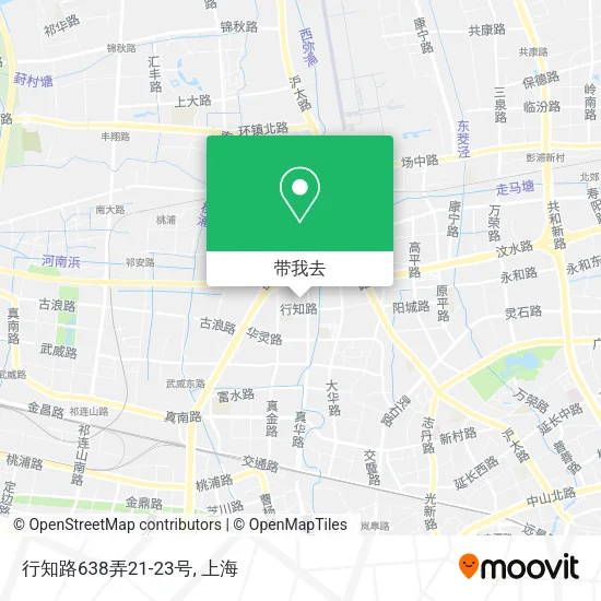 行知路638弄21-23号地图