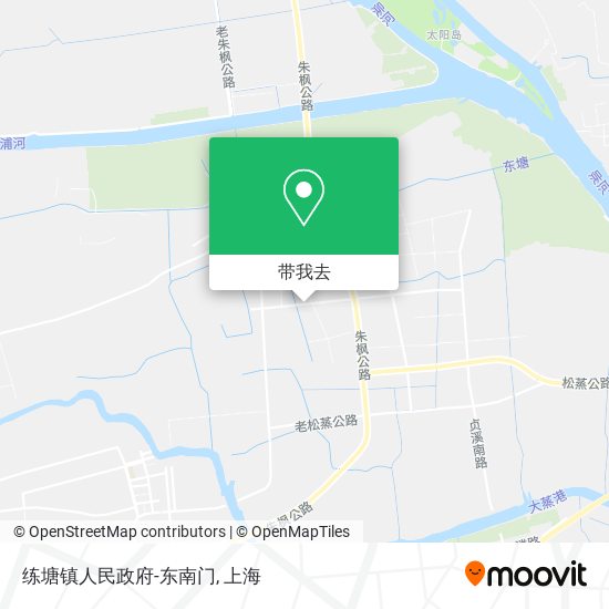 练塘镇人民政府-东南门地图
