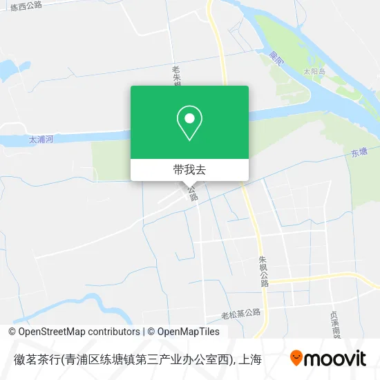 徽茗茶行(青浦区练塘镇第三产业办公室西)地图