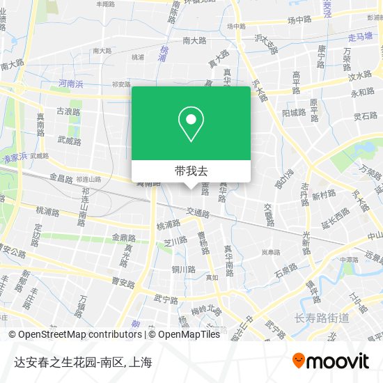 达安春之生花园-南区地图