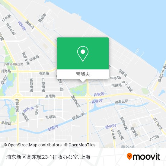 浦东新区高东镇23-1征收办公室地图