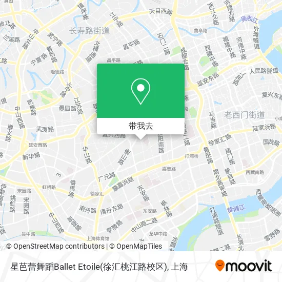 星芭蕾舞蹈Ballet Etoile(徐汇桃江路校区)地图