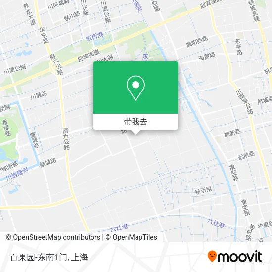 百果园-东南1门地图
