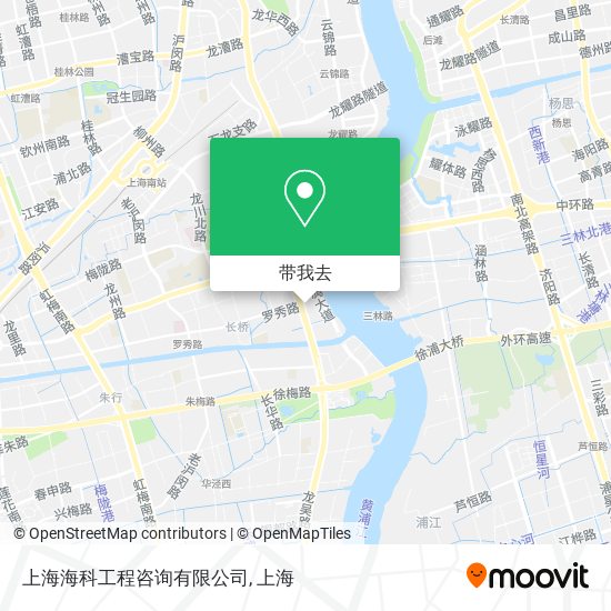 上海海科工程咨询有限公司地图