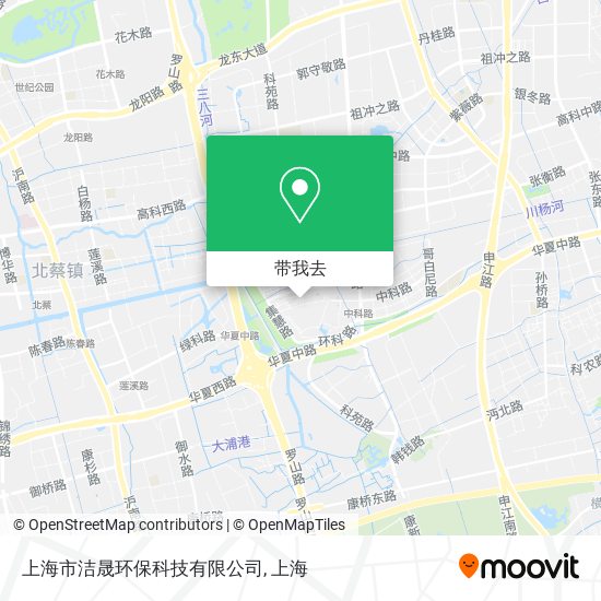 上海市洁晟环保科技有限公司地图