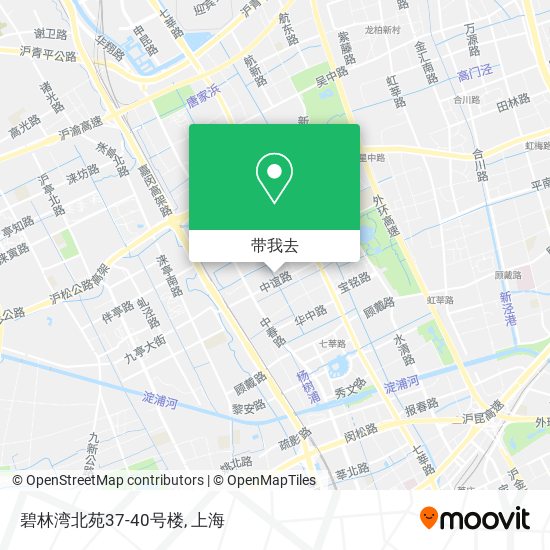 碧林湾北苑37-40号楼地图