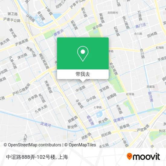 中谊路888弄-102号楼地图