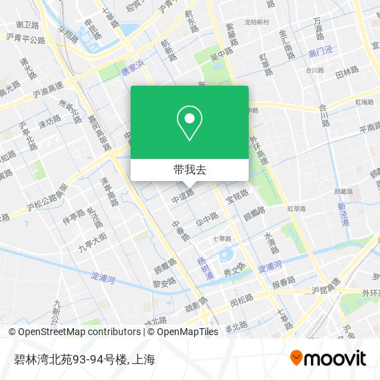 碧林湾北苑93-94号楼地图