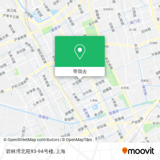 碧林湾北苑93-94号楼地图