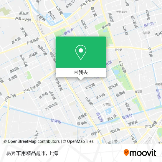 易奔车用精品超市地图