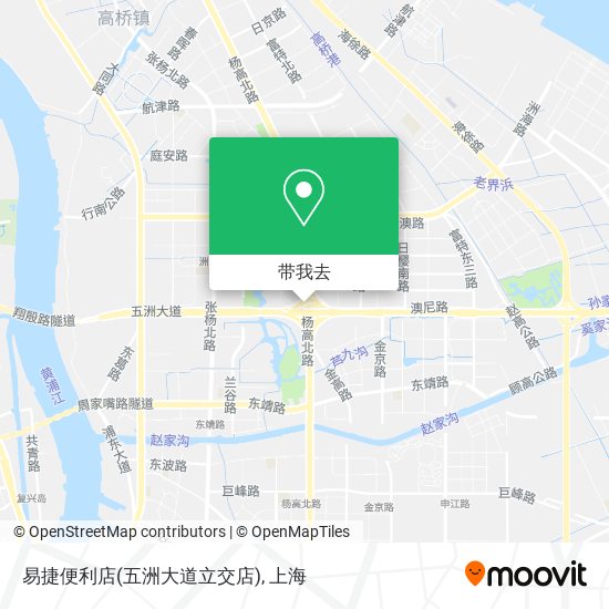 易捷便利店(五洲大道立交店)地图