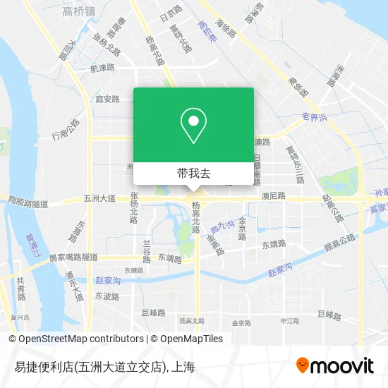 易捷便利店(五洲大道立交店)地图