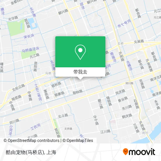 酷由宠物(马桥店)地图