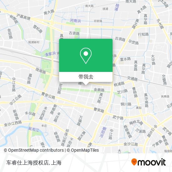 车睿仕上海授权店地图