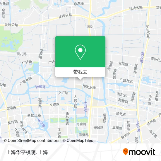 上海华亭棋院地图