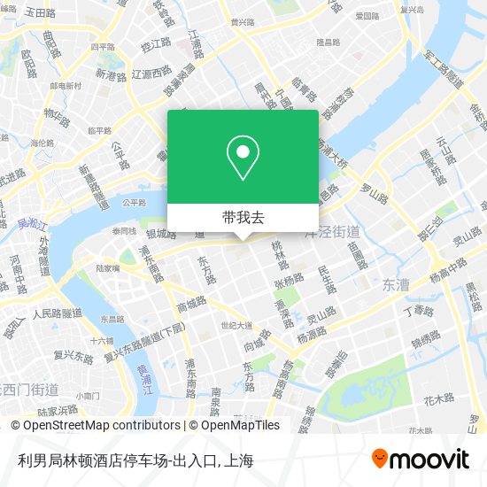 利男局林顿酒店停车场-出入口地图