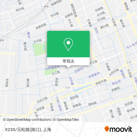 X230/元松路(路口)地图