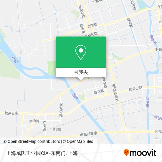 上海威氏工业园C区-东南门地图