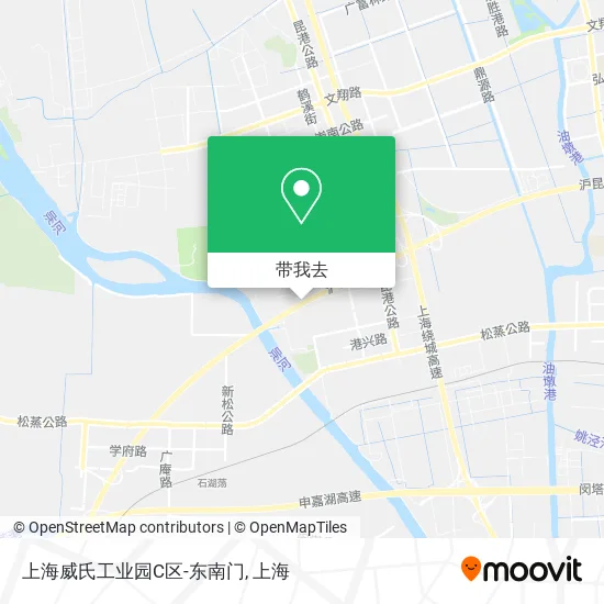 上海威氏工业园C区-东南门地图