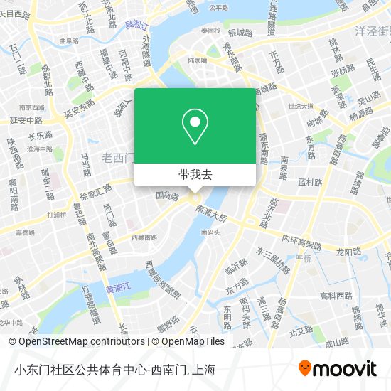 小东门社区公共体育中心-西南门地图