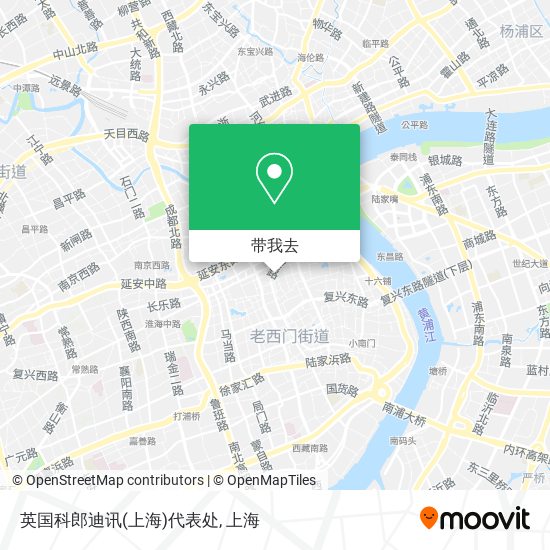 英国科郎迪讯(上海)代表处地图