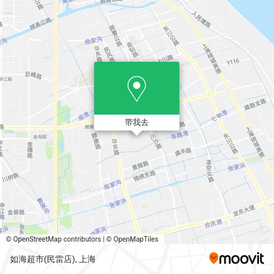 如海超市(民雷店)地图