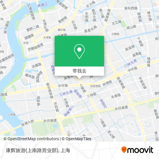 康辉旅游(上南路营业部)地图