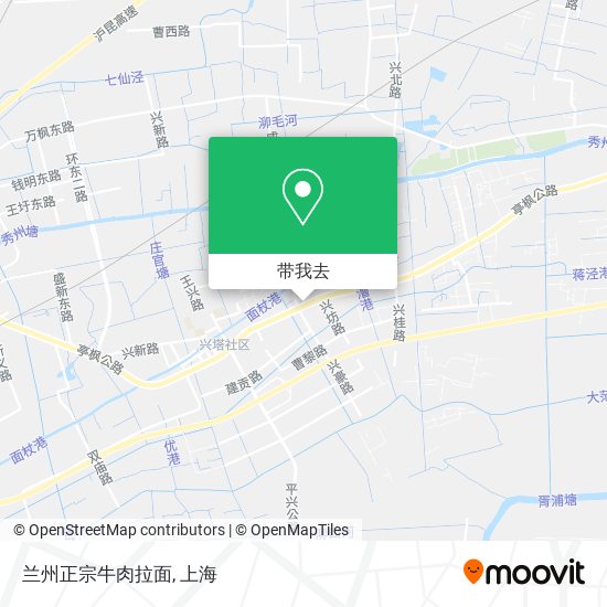 兰州正宗牛肉拉面地图