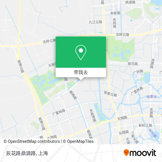 辰花路鼎源路地图