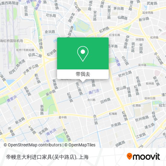 帝幔意大利进口家具(吴中路店)地图