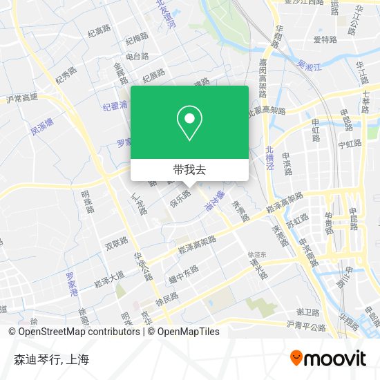 森迪琴行地图