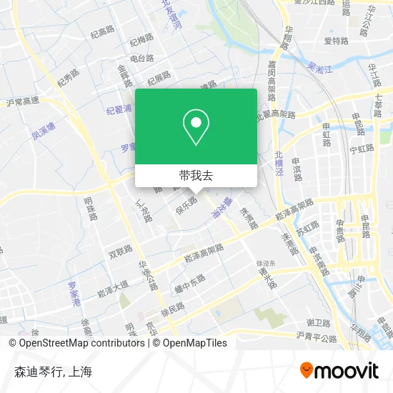森迪琴行地图