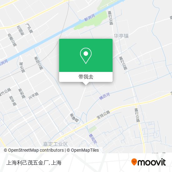 上海利己茂五金厂地图