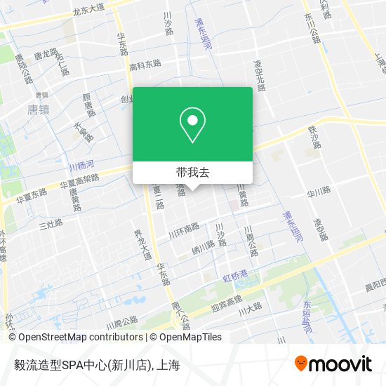 毅流造型SPA中心(新川店)地图