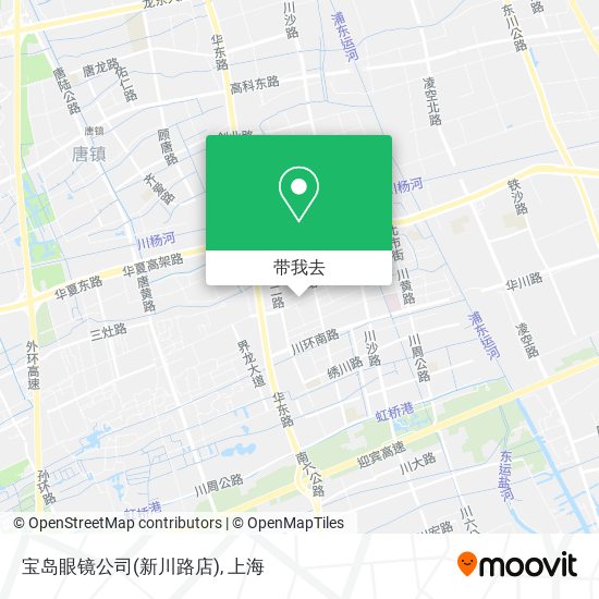 宝岛眼镜公司(新川路店)地图