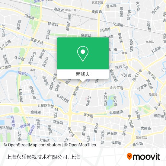 上海永乐影视技术有限公司地图
