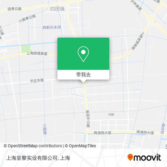 上海皇黎实业有限公司地图