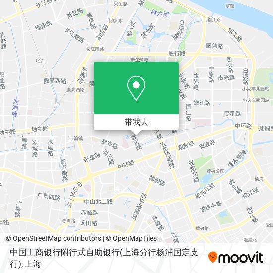 中国工商银行附行式自助银行(上海分行杨浦国定支行)地图